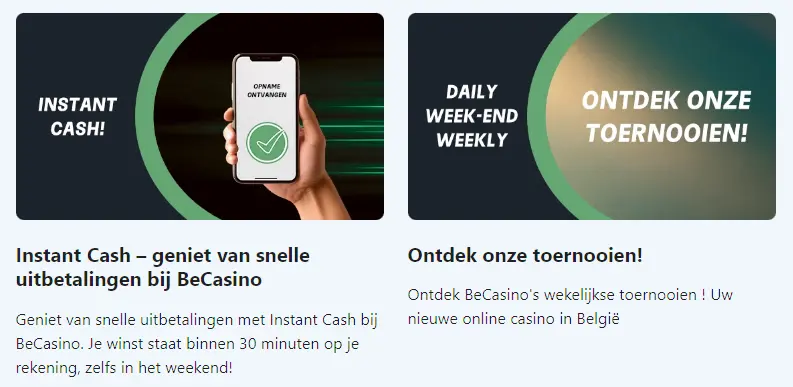 Extra stortingsbonus voor actieve spelers